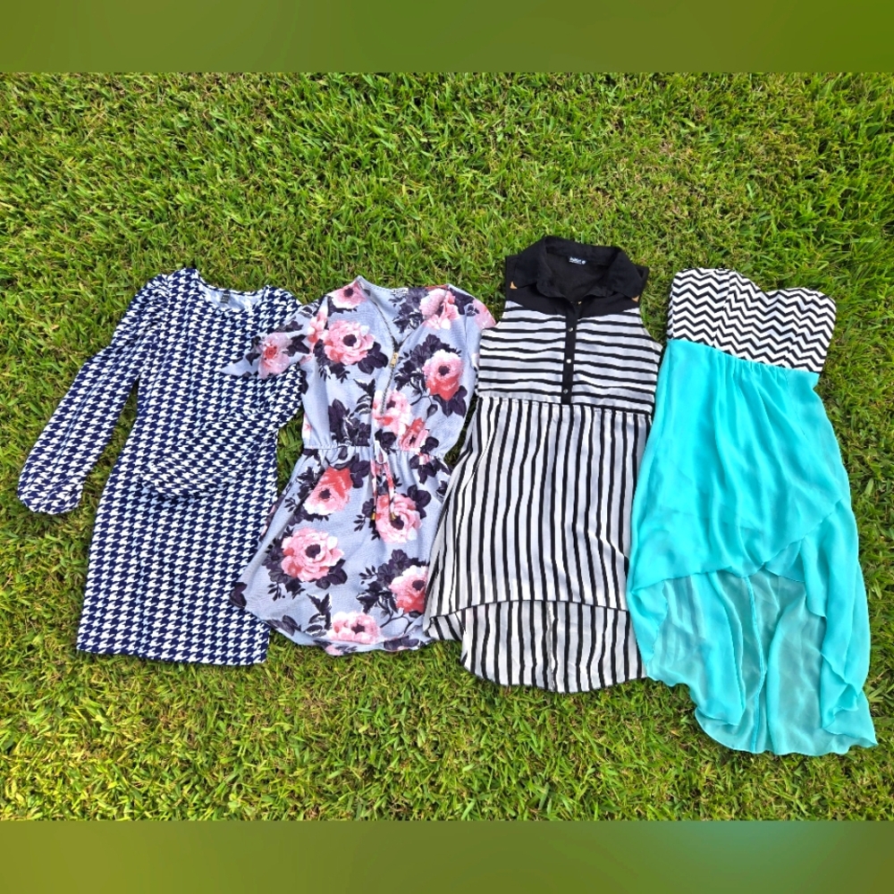 Bundle of 4 Women’s Dresses – Size Small – Like New
